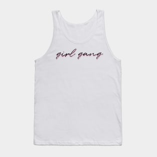 girl gang light pink Tank Top